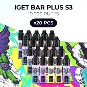 20 PCS – IGET Bar Plus S3 10000 Puffs at VapingOz Australia - IGET 10000 Puffs