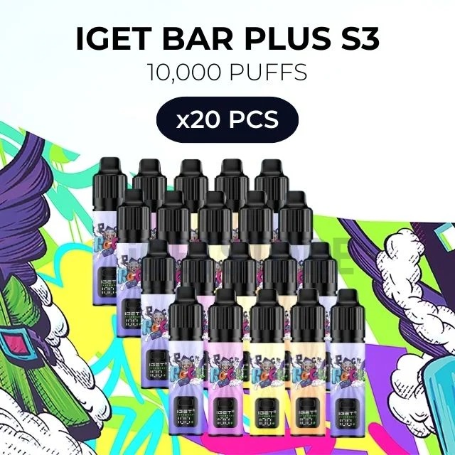 20 PCS – IGET Bar Plus S3 10000 Puffs at VapingOz Australia - IGET 10000 Puffs - VapingOz 20 PCS – IGET Bar Plus S3 10000 Puffs at VapingOz Australia - IGET 10000 Puffs