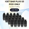 20 PCS – IGET Bar Plus S3 10000 Puffs