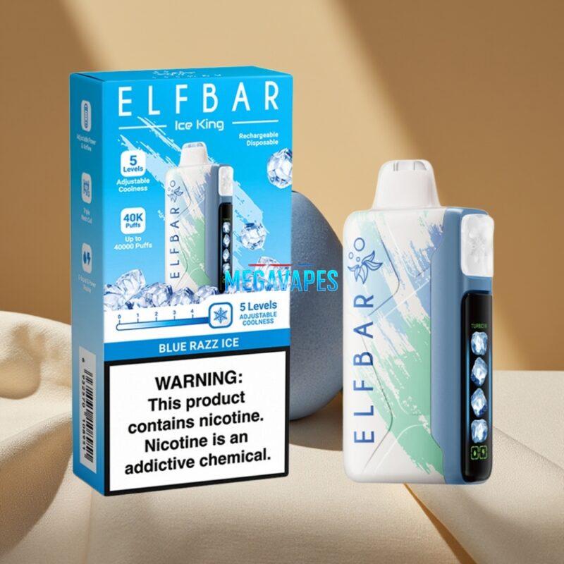 Elf Bar Ice King 40K Puffs Rechargeable Disposable Vape with Adjustable Cooling & LCD
