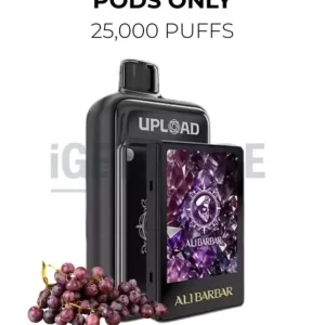 Alibarbar Upload Pods Only 25000 Puffs – Hubba Hubba Grape