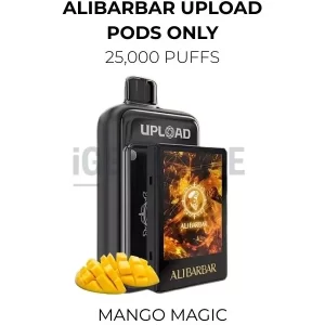 Alibarbar Upload Pods Only 25000 Puffs – Mango Magic