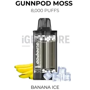 GunnPod Moss 8000 – Banana Ice
