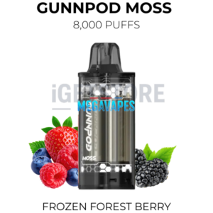 GunnPod Moss 8000 Puffs – Frozen Forest Berry