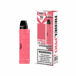 Hyde Rebel Pro (5000 Puffs) – Strawberry B-Day