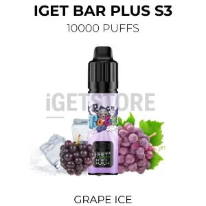 IGET Bar Plus S3 10000 Puffs – Grape Ice