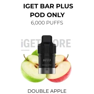 IGET Bar Plus Pods 6000 Puffs – Double Apple