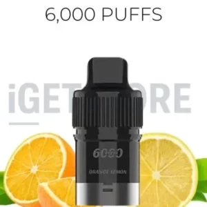 IGET Bar Plus Pods 6000 Puffs – Orange Grape Fruit Lemon