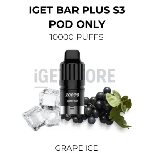 IGET Bar Plus Pods 6000 Puffs – Grape Ice