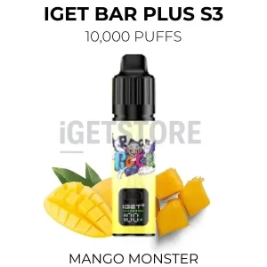 IGET Bar Plus S3 10000 Puffs – Mango Monster