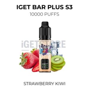 IGET Bar Plus S3 10000 Puffs – Strawberry Kiwi at VapingOz Australia - IGET 10000 Puffs