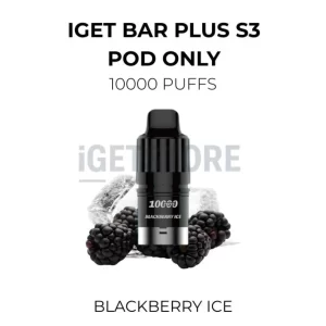 IGET Bar Plus S3 10000 Puffs – Blackberry Ice