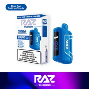 RAZ TN9000 – Blue Raz Cotton Candy