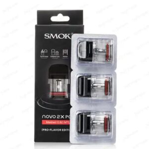 Smok – Smok Novo 2X Replacement Pods – 0.8&ohm; Mesh