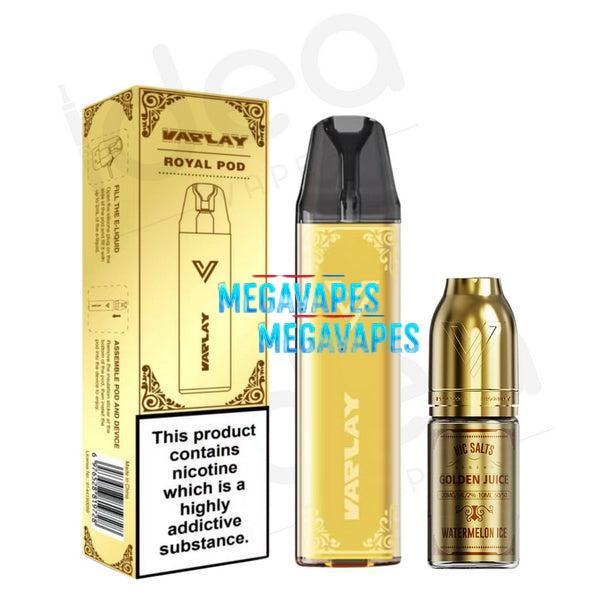 vaplay-royal-refillable-pod-kit-free-10ml-e-liquid-2-1 - VapingOz vaplay-royal-refillable-pod-kit-free-10ml-e-liquid-2-1