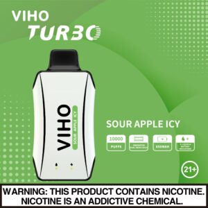 VIHO Turbo 10k – Sour Apple Icy
